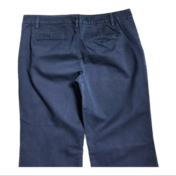 🛍️3/$40 Gap Perfect Khakis Navy  Blue Casual Pant Size 4 - Picture 5 of 7